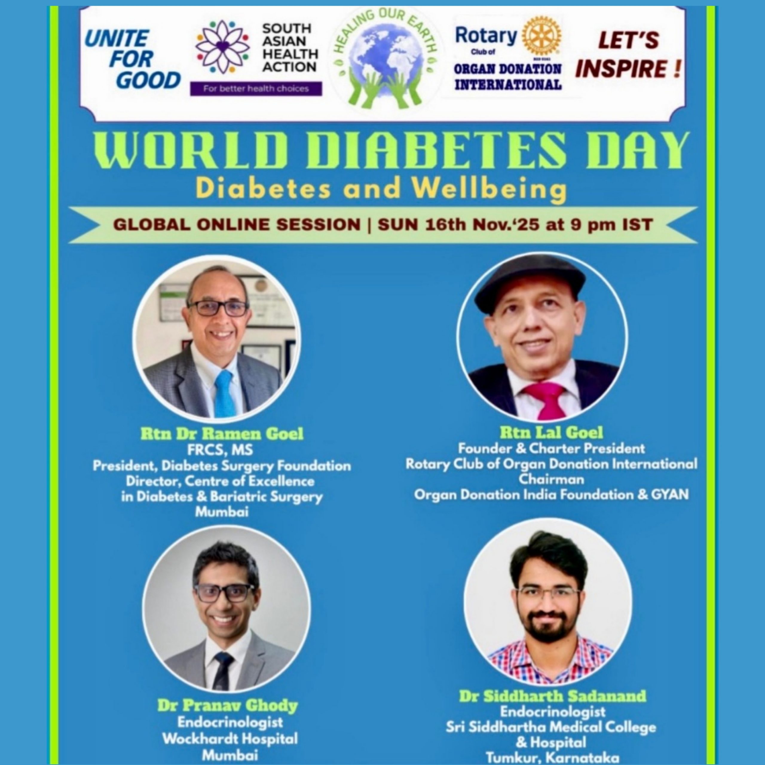 Promotional flyer for KidzNTeenz event by Healing Our Earth featuring Dr. Amrita Sharma. Event details: Sunday, July 14, 2024, at 2 PM BST (6:30 PM India). Features educational, fun content, and is hosted by senior anchor Dr. Amrita Sharma. The flyer includes a photo of Dr. Sharma and event details.