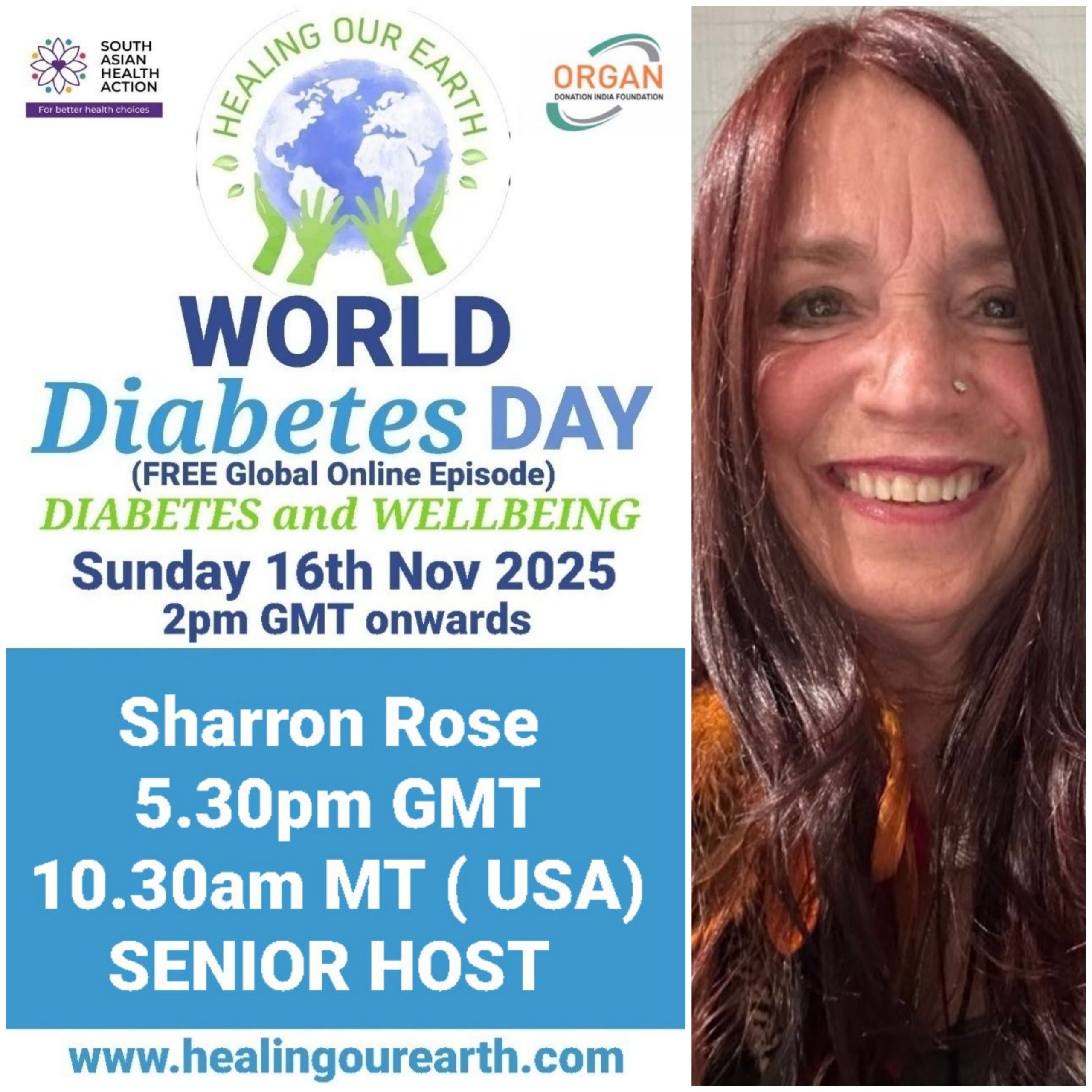 Promotional flyer for KidzNTeenz event by Healing Our Earth featuring Dr. Amrita Sharma. Event details: Sunday, July 14, 2024, at 2 PM BST (6:30 PM India). Features educational, fun content, and is hosted by senior anchor Dr. Amrita Sharma. The flyer includes a photo of Dr. Sharma and event details.