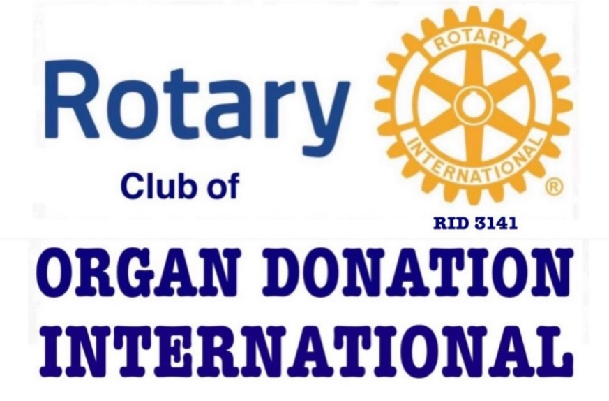 Logo of the organ donation india foundation with a circular design in green and orange colors.