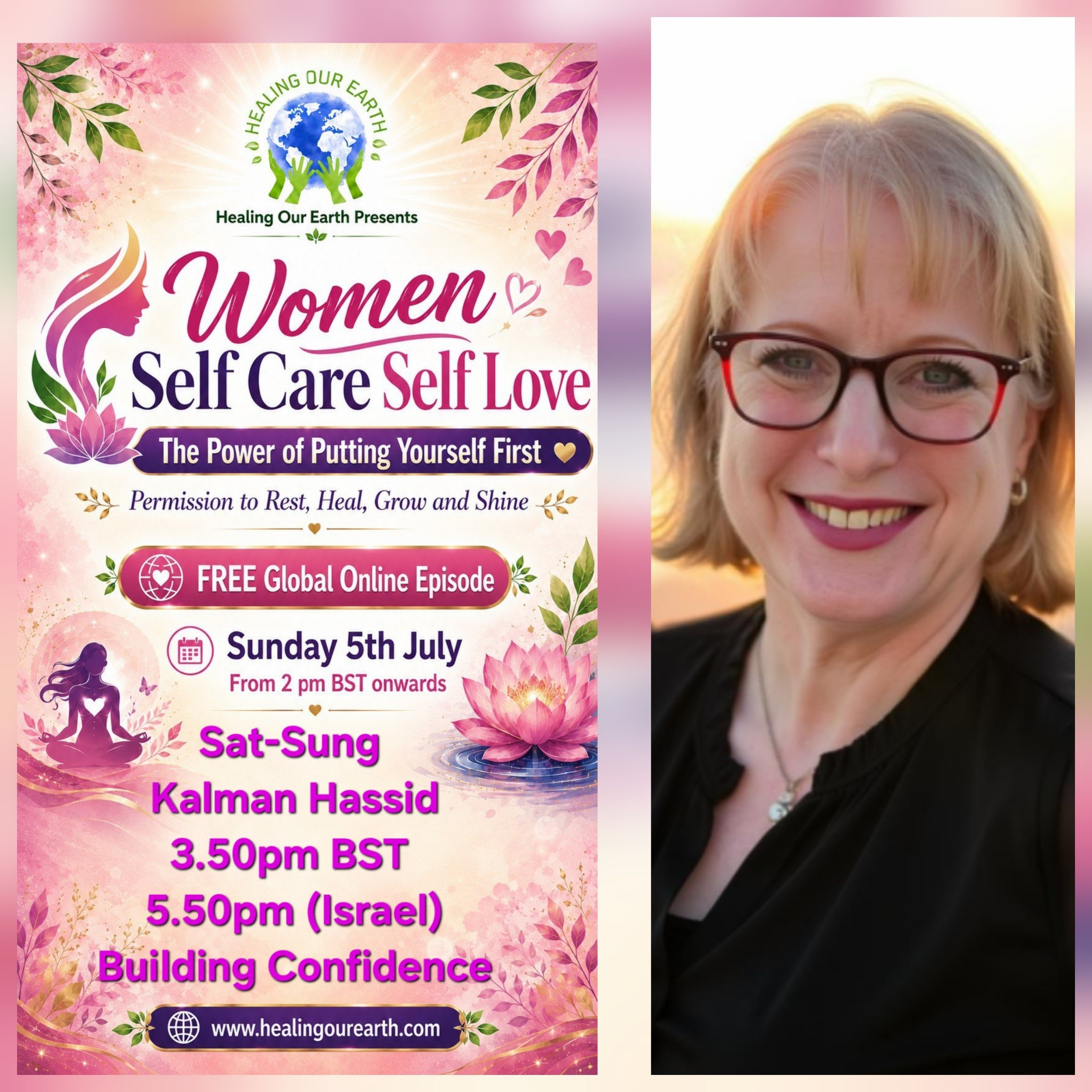 Sat-Sung Kalman Hassid speaking on building confidence.