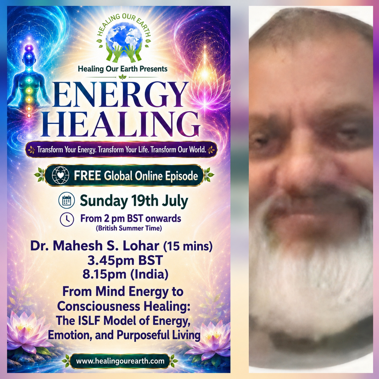 Dr Mahesh S. Lohar on the ISLF model of energy, emotion and purposeful living.