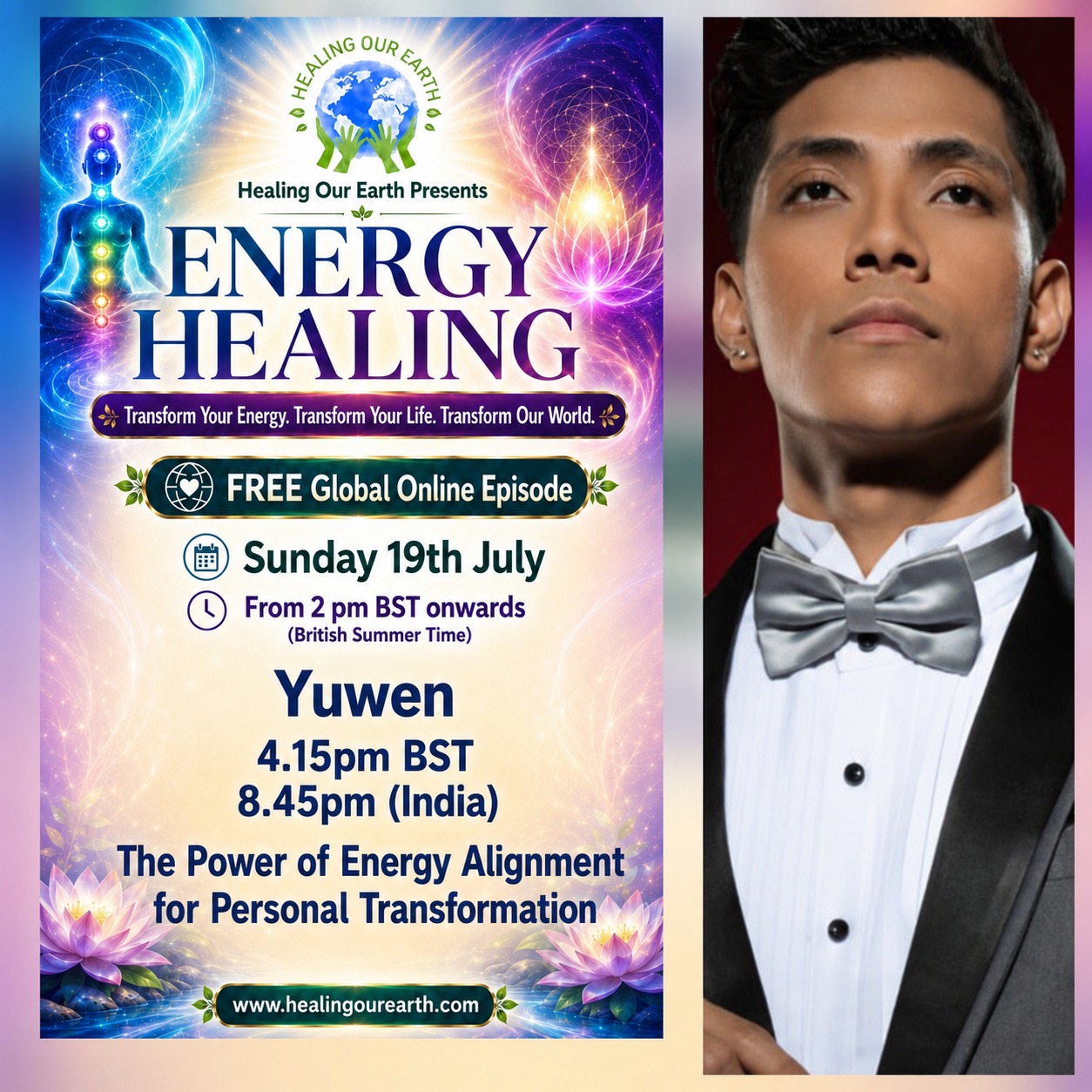 Yuwen on the power of energy alignment for personal transformation.