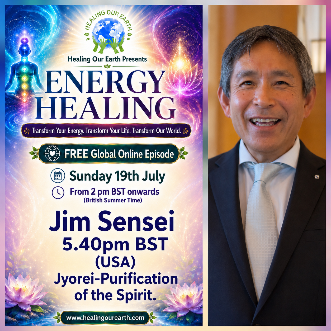Jim Sensei on Jyorei, purification of the spirit.