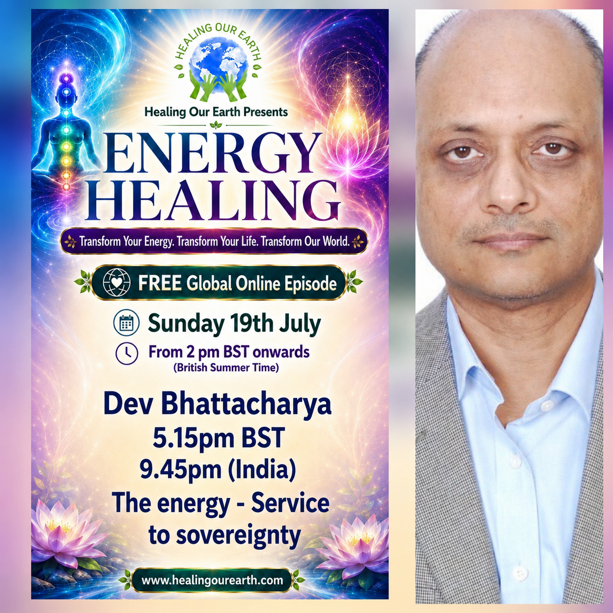 Dev Bhattacharya on the energy of service to sovereignty.