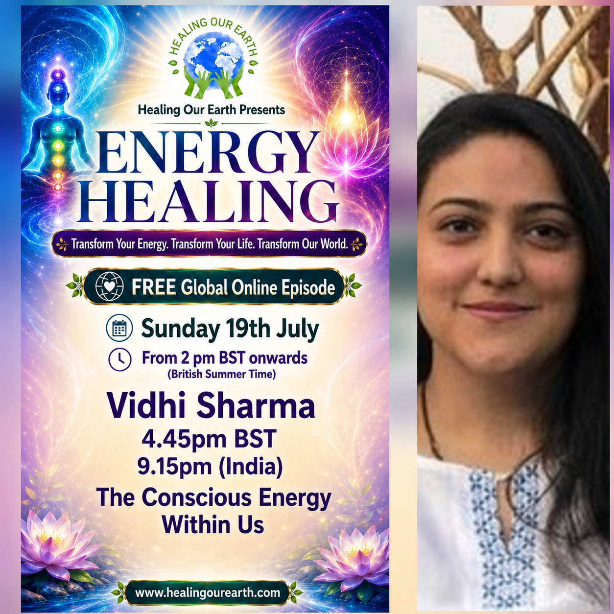 Vidhi Sharma on the conscious energy within us.