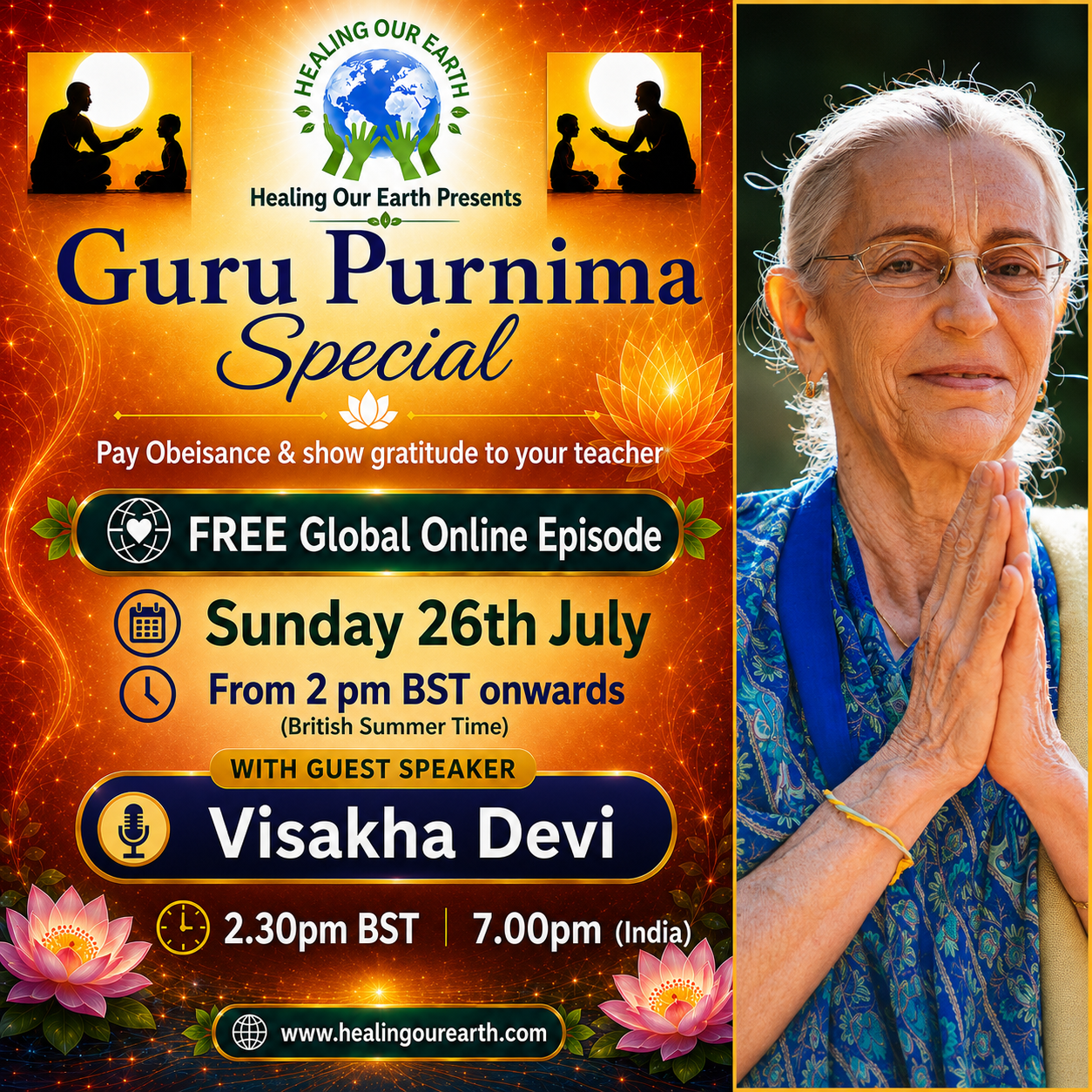 Visakha Devi of Bhaktivedanta.