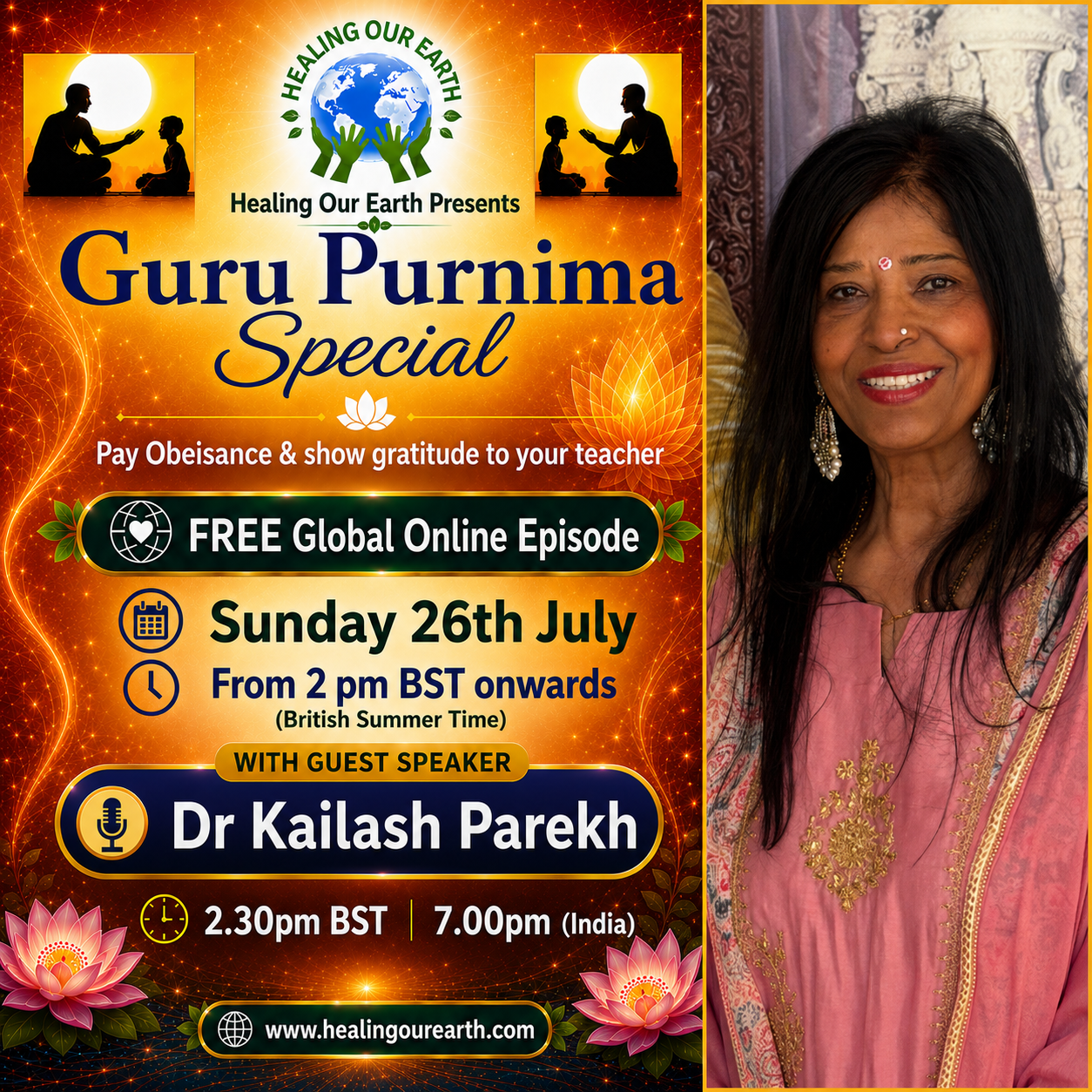 Dr Kailash Parekh MBE, host opening.