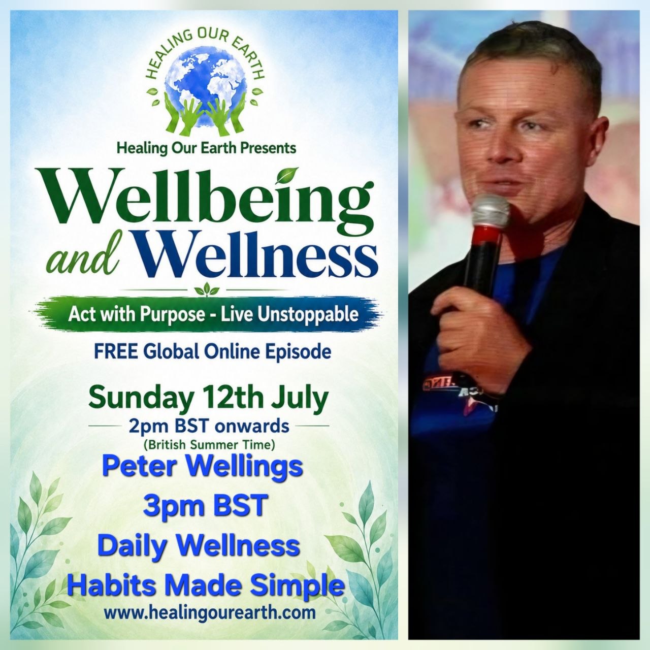 Peter Wellings on daily wellness habits made simple.