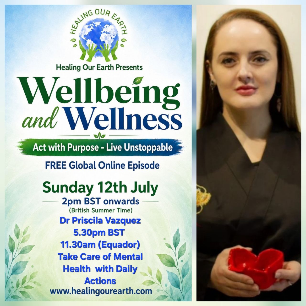 Dr Priscila Vazquez on taking care of mental health with daily actions.