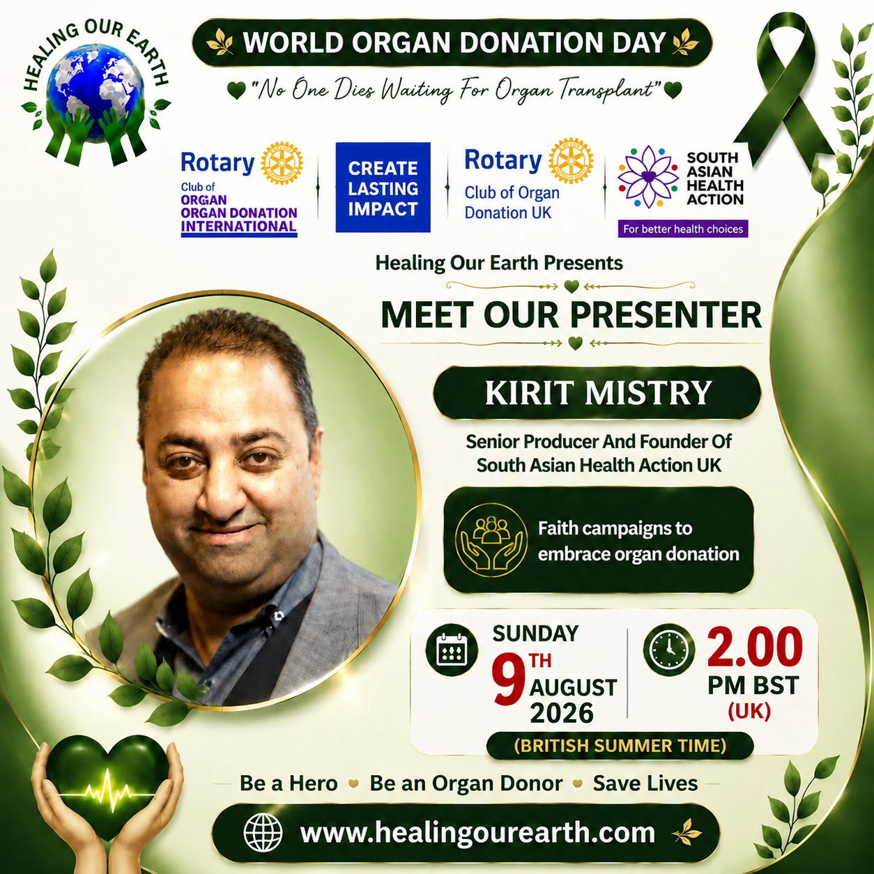 Kirit Mistry, Senior Producer and Founder