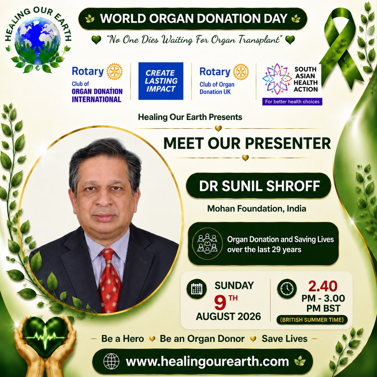 Dr Sunil Shroff, MOHAN Foundation, India