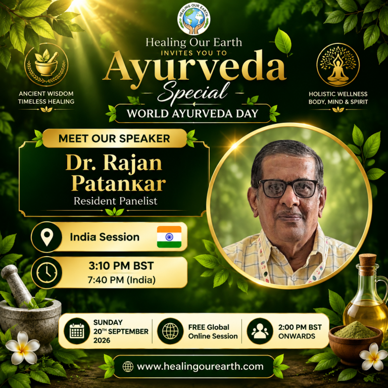 Event flyer for Dr Rajan Patankar