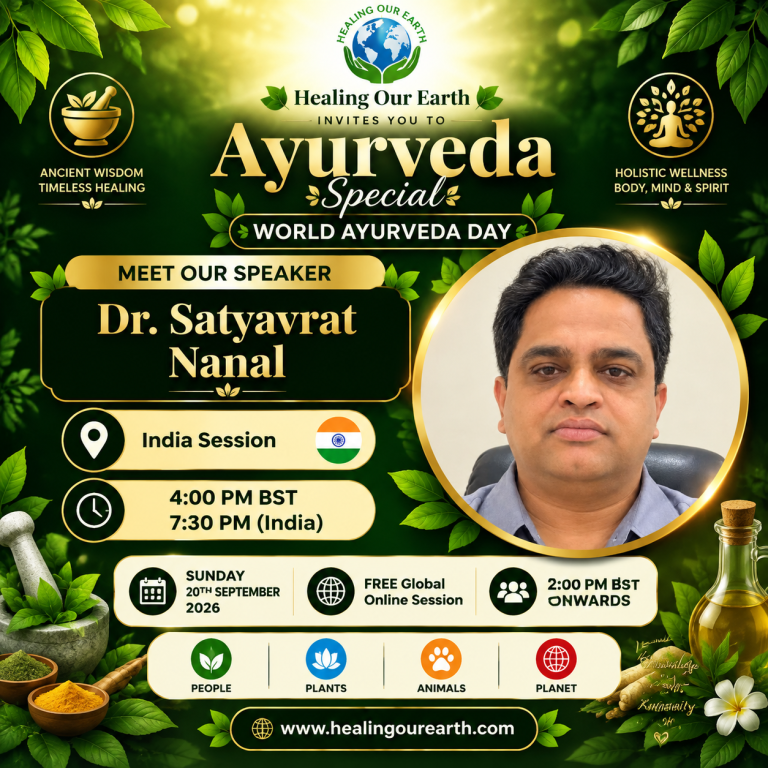 Event flyer for Dr Satyavrat Nanal
