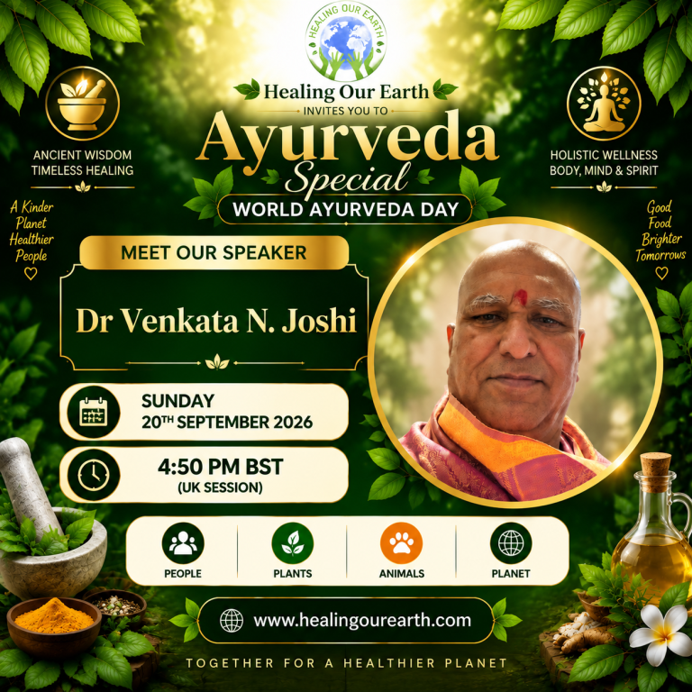 Event flyer for Dr Venkata N Joshi