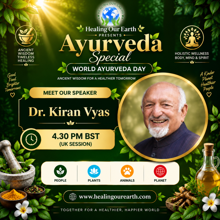 Event flyer for Dr Kiran Vyas