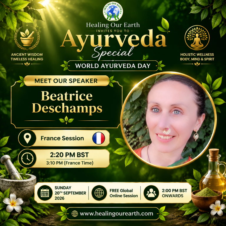 Event flyer for Beatrice Deschamps