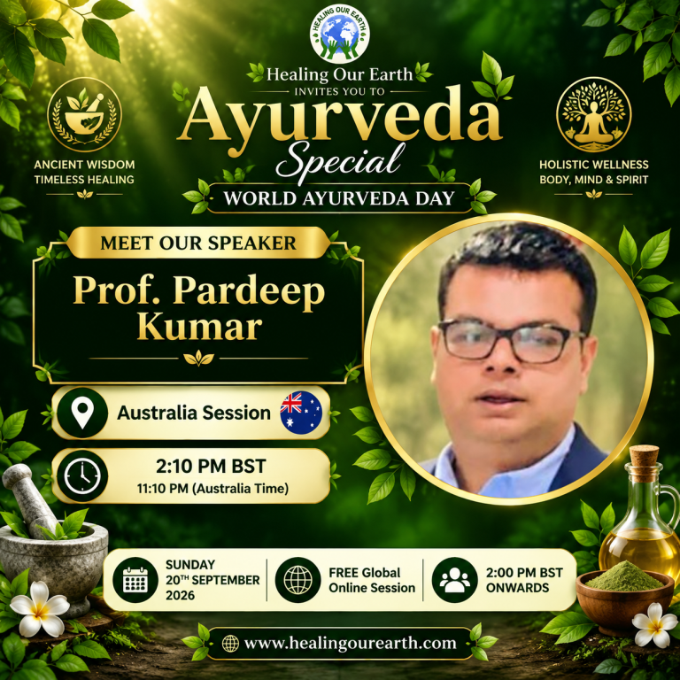 Event flyer for Prof. Pardeep Kumar