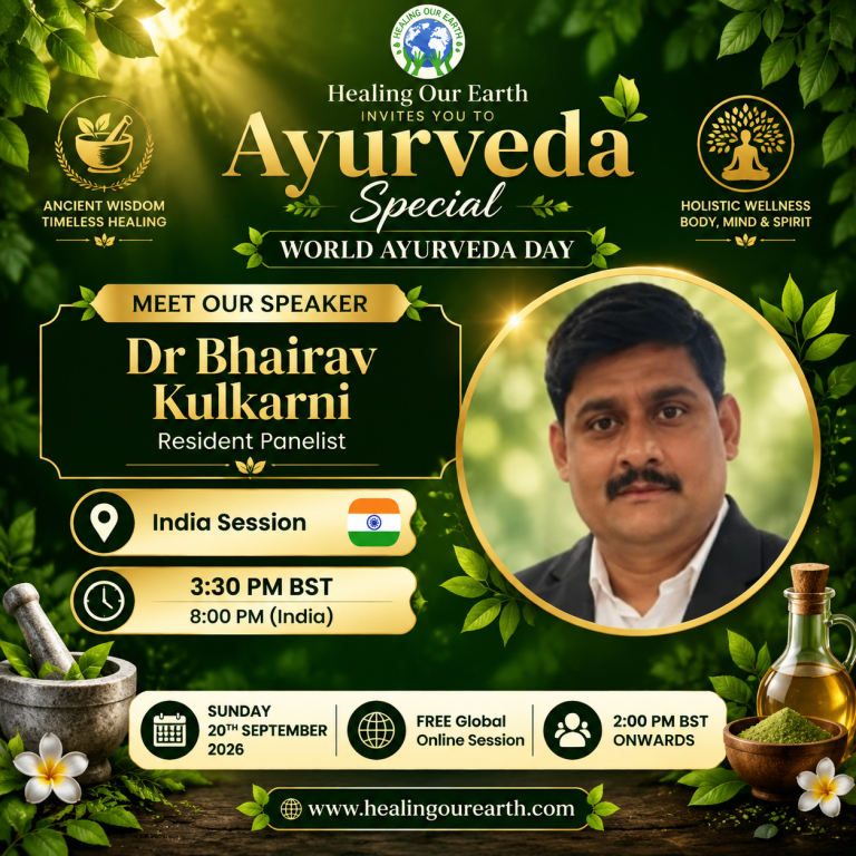Event flyer for Dr Bhairav Kulkarni