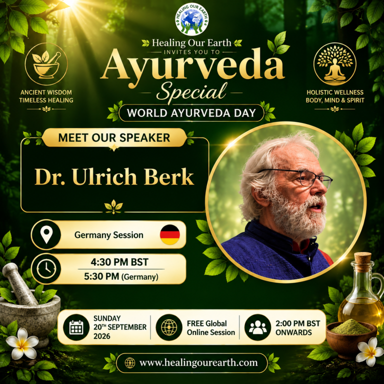 Event flyer for Dr Ulrich Berk
