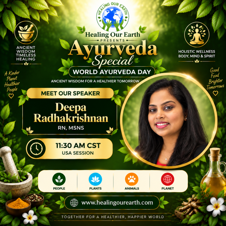 Event flyer for Deepa Radhakrishnan