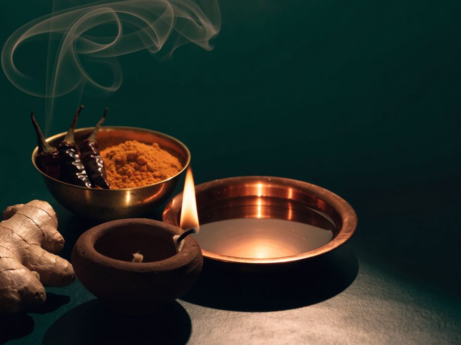 Fire and water, the elements of Pitta